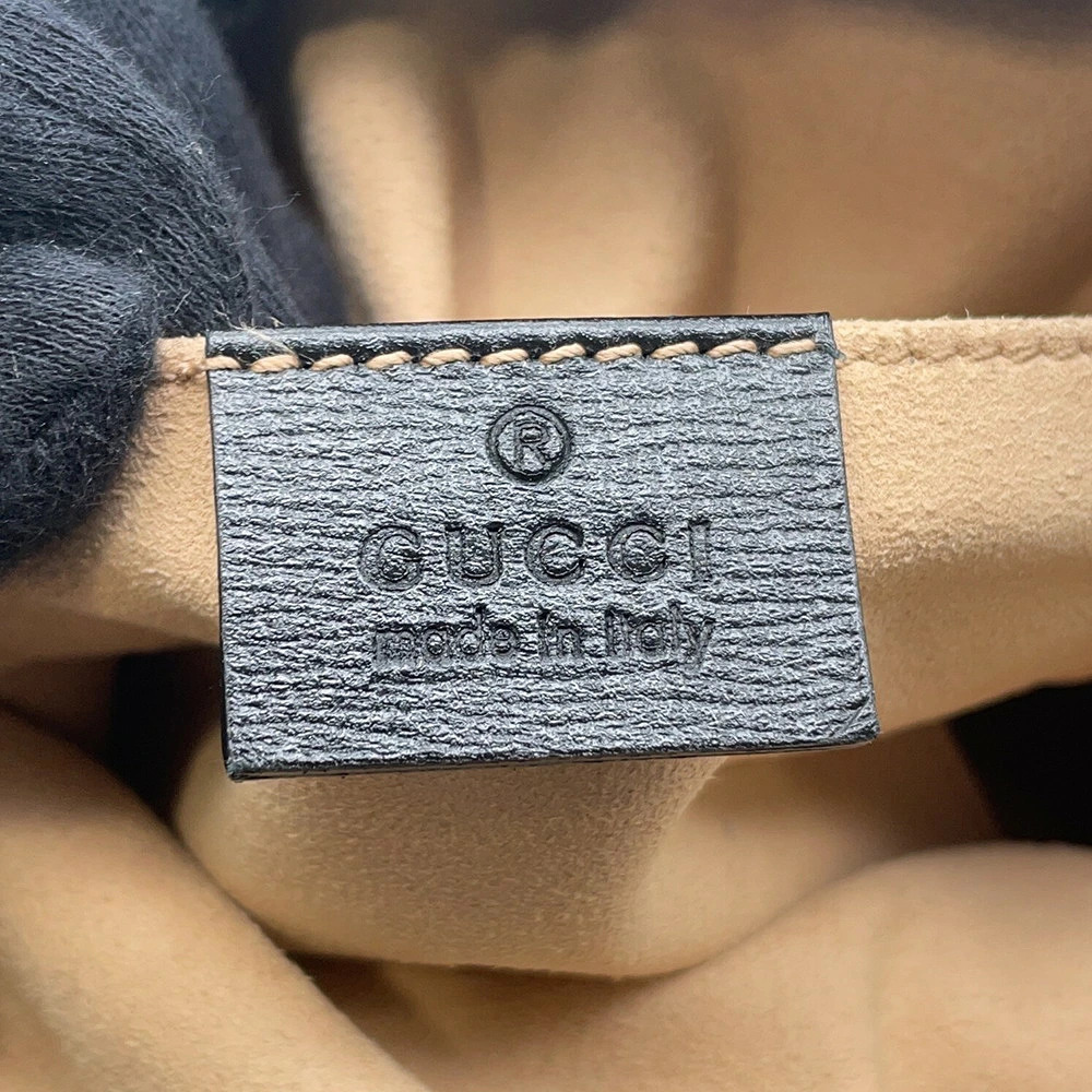 Gucci Bucket Black Horsebit Shoulder Bag - Picture 12 of 12